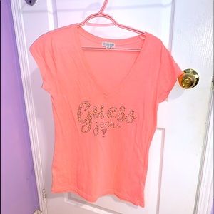 Light Orange Guess Top
